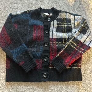 RD Style Plaid Button-Up Cardigan
